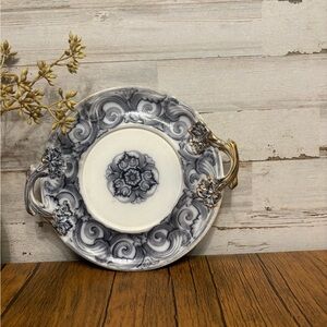 Antique T.J. & J. Mayer Prize Medal 1851 Ironstone plate.